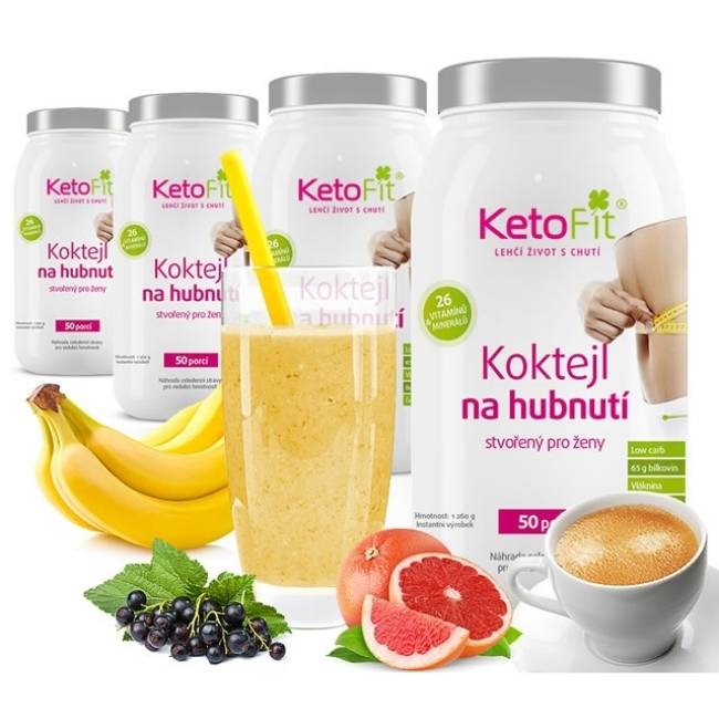 4x proteinový koktejl keto diety