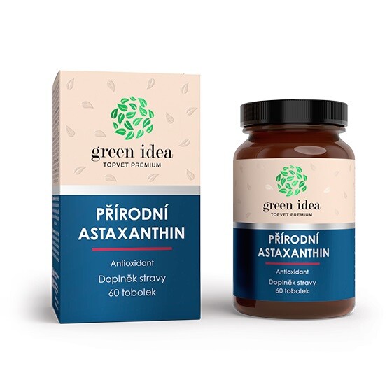 Green idea Astaxanthin přírodní antioxidant tob.60